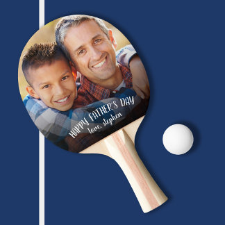 Happy Father's Day Personalised Photo Ping Pong Paddle