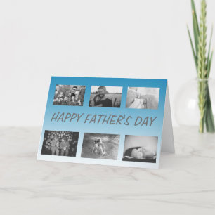 Happy Father's Day, personalised Photos Card