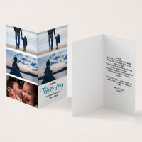 Happy Father's Day Photo Collage Card