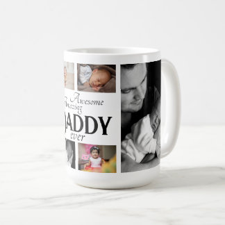 Happy Father's Day Photo Collage Coffee Mug
