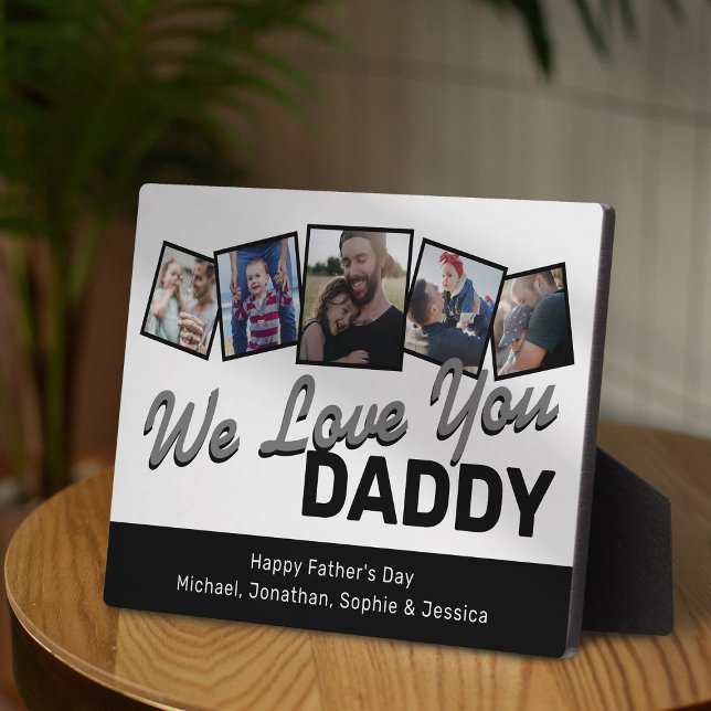 Happy Father's Day Photo Collage Plaque (Creator Uploaded)