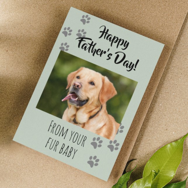 Happy Father's day Photo Dog Cat Pet Fur Baby Card (Creator Uploaded)