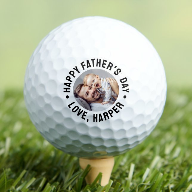 Happy Father's Day Photo Golf Balls (Happy Father's Day Photo Golf Balls)