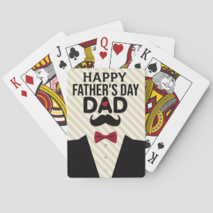"Happy Father's Day" Playing Cards