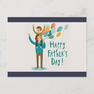 Happy Father's Day Postcard