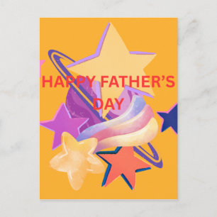 HAPPY FATHER'S DAY  POSTCARD
