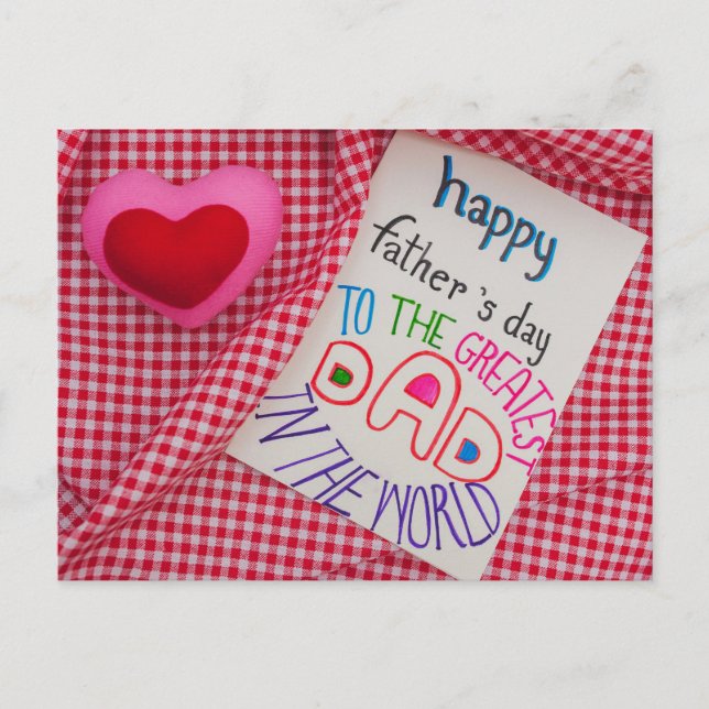 Happy Father's Day Postcard (Front)