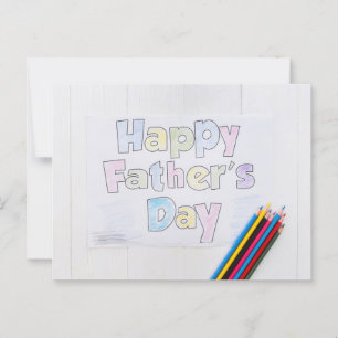 Happy Father's Day Postcard