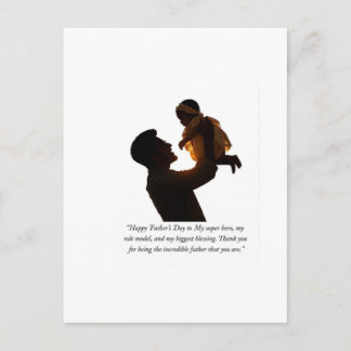 Happy Father's Day Postcard