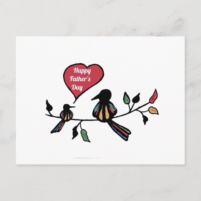 Happy father's day postcard (Front)