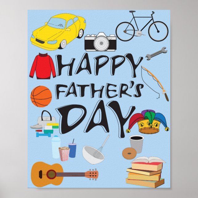Happy Father's Day Poster (Front)