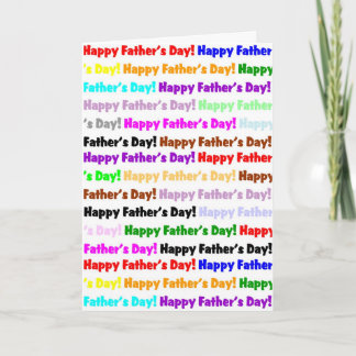 happy fathers day repeat greeting card