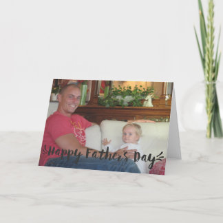 Happy Father's Day script Card