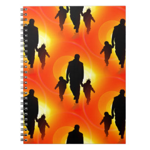 happy fathers day spiral notebook