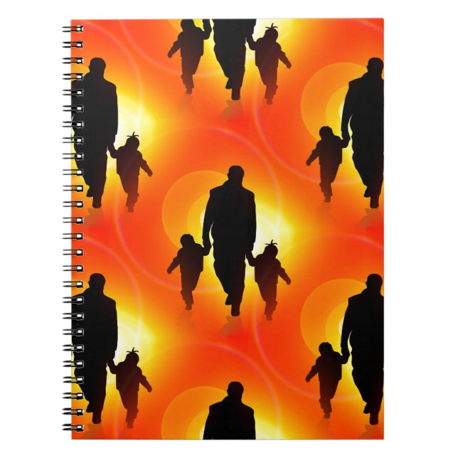 happy fathers day spiral notebook (Front)