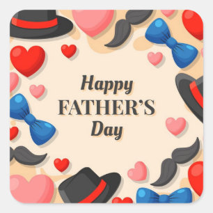 Happy Fathers Day Sticker