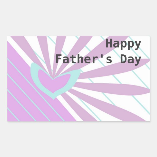 Happy Father's Day Sticker (Front)