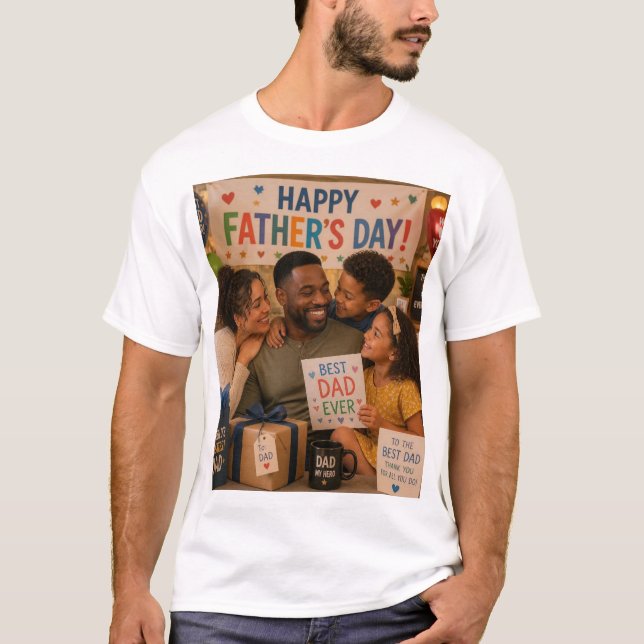 Happy fathers  day T-Shirt (Front)