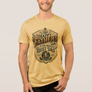 Happy father's day T-Shirt Tri-Blend Shirt