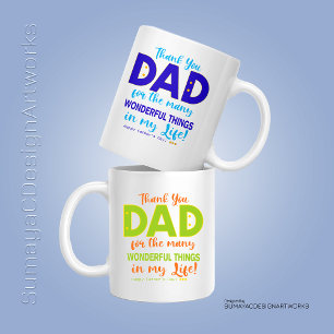 Happy Father's Day Thank You Dad Mug