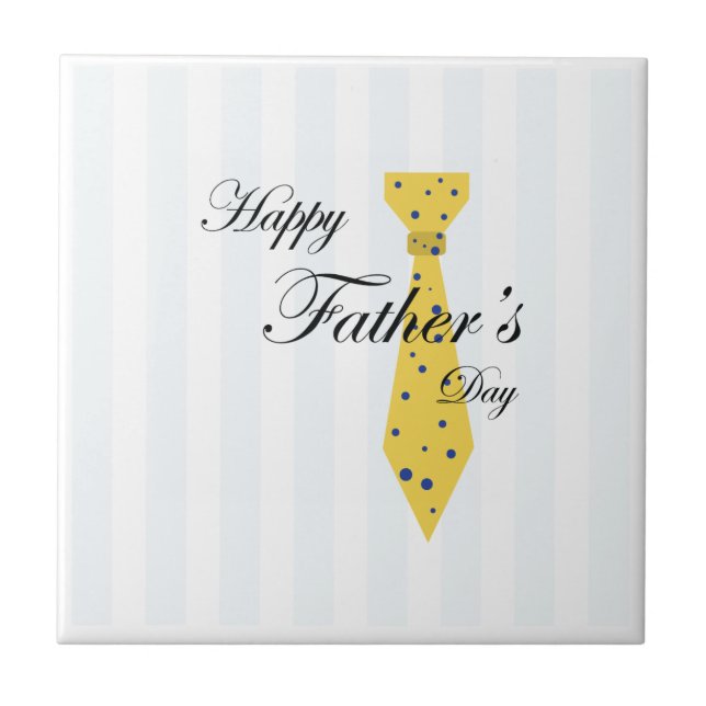 Happy Fathers Day Tile (Front)