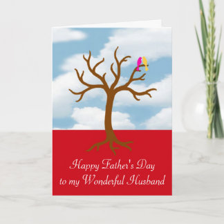 Happy Father's Day to Husband from Wife Card