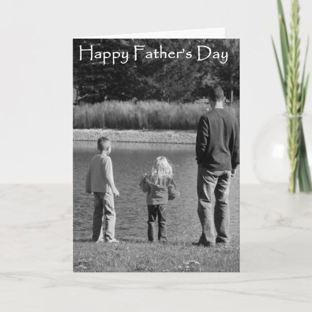 Happy Father's Day to My Husband, by water Card (Front)