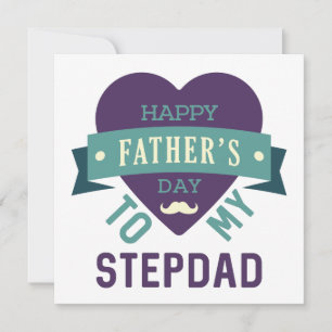 Happy Father's Day to my Stepdad // Blank Card