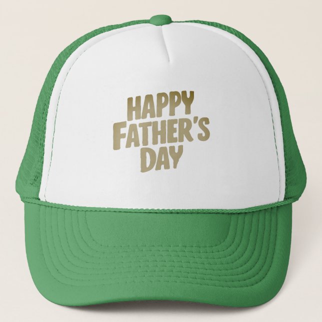 HAPPY FATHER'S DAY TRUCKER HAT (Front)
