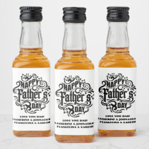 Happy Father's Day vintage liquor label fun