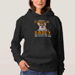 Happy Father's Day Welsh Corgi Dog Dad  For Men Hoodie