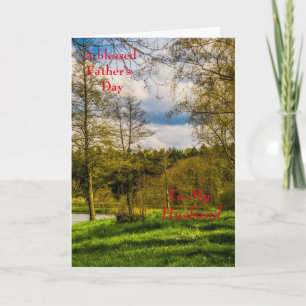 Happy Father's Day wishes "for husband"a Card