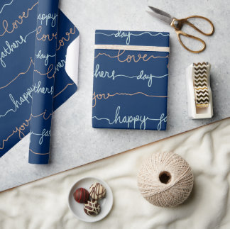 Happy Fathers Day Wrapping Paper