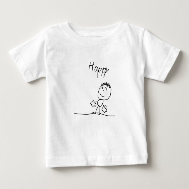 Happy Feelings (Kiddo/Baby) Baby T-Shirt (Front)