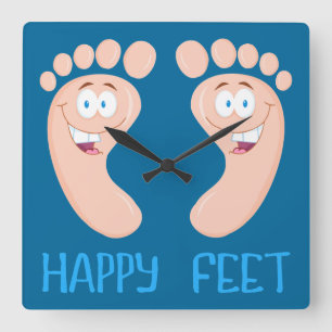 happy feet clock