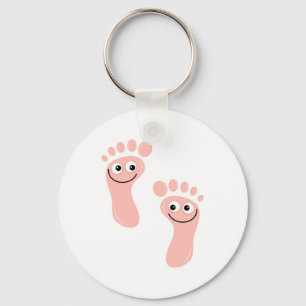 Happy Feet Key Ring