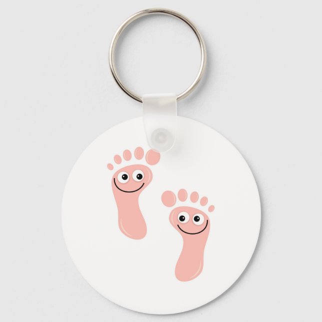 Happy Feet Key Ring (Front)