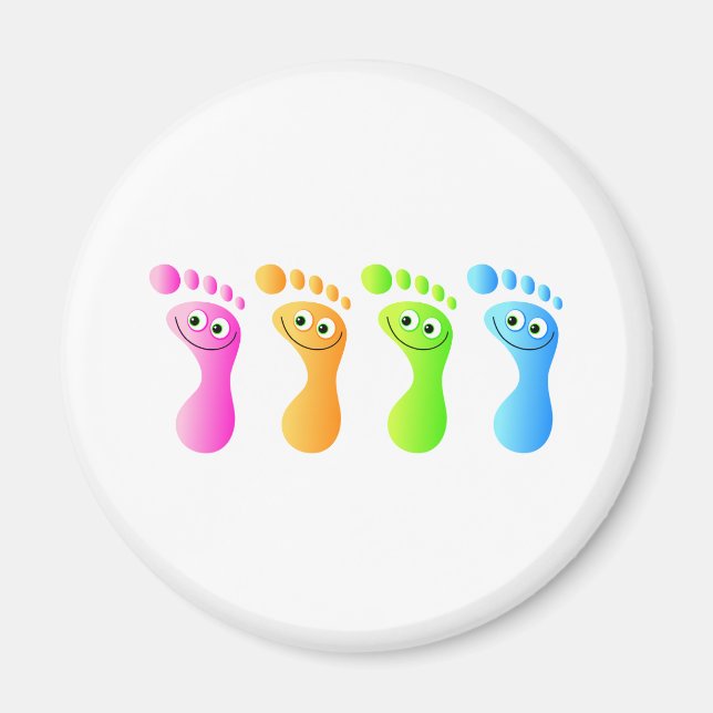 Happy Feet Magnet (Front)