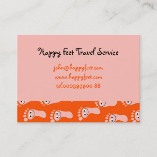 Happy Feet Wallpaper Business Card