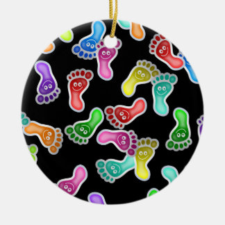 Happy Feet Wallpaper Ceramic Tree Decoration