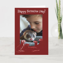 Happy Ferretine's Day with Ferrets Valentine