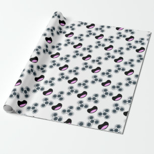 Happy Fidget Spinner Wrapping Paper