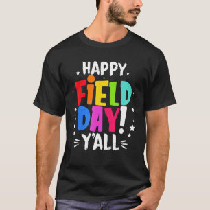 Happy Field Day Tie Dye Graphic It's Field Day Y'a T-Shirt