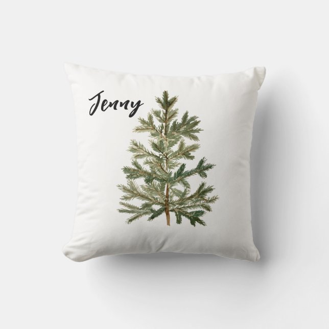 Happy Fir Tree Cushion (Front)
