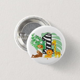 Happy First Birthday Baby! 3 Cm Round Badge