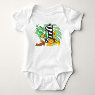 Happy First Birthday Baby! Baby Bodysuit