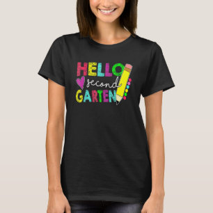 Happy First Day 2nd Grade Teacher Student Back To T-Shirt