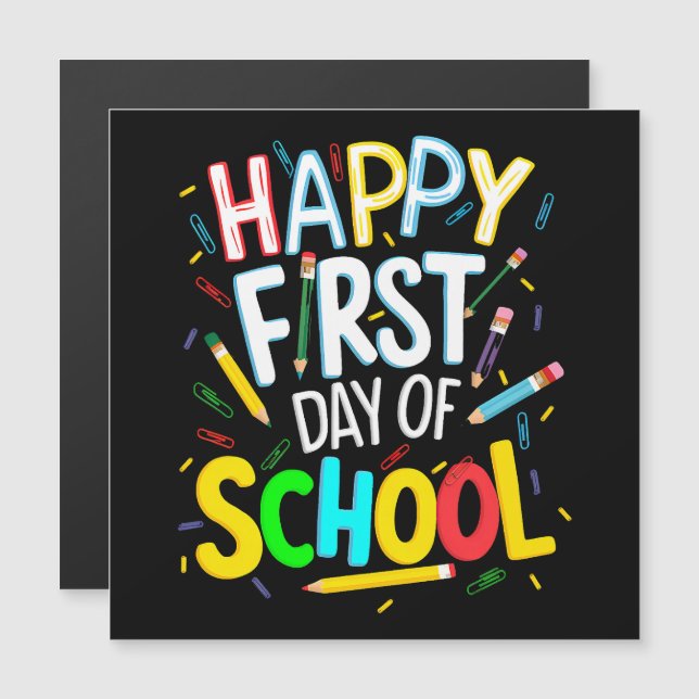 Happy First Day Back to School (Front/Back)
