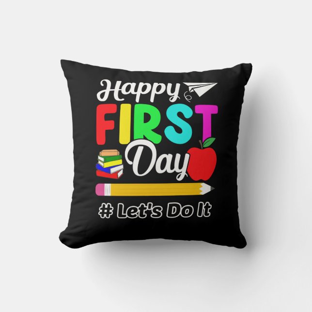 Happy First Day Cushion (Front)