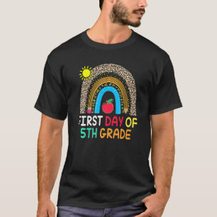 Happy First Day Of 5th Fifth Grade Back To School  T-Shirt